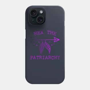 Hex The Patriarchy Femіnist Witch Funny Magical Mystical Arrow Phone Case