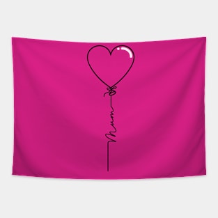 Mothers Day Heart Balloon - Mum - Commonwealth Spelling Tapestry