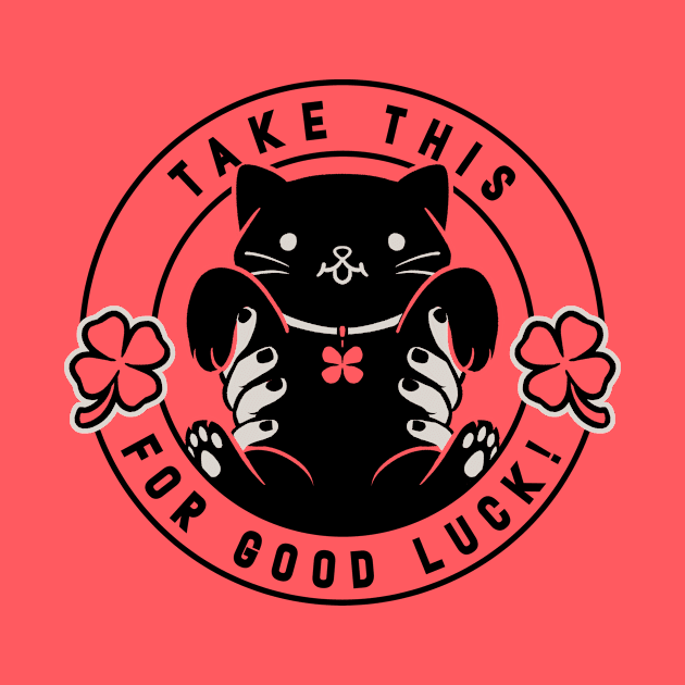 Take This For Good Luck Black Cat by Tobe Fonseca by Tobe_Fonseca