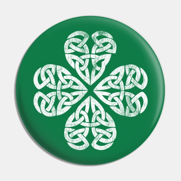 Celtic Shamrock Pin by Vector Deluxe