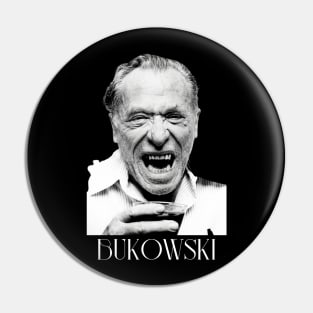 bukowski portrati drinking Pin