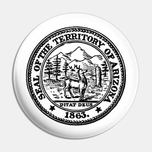 SEAL OF THE TERRITORY OF ARIZONA 1963 Pin