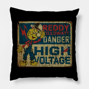 RETRO STYLE - reddy kilowatt HIGH VOLTAGE 70S Pillow