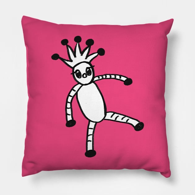 Clown doll Pillow by Tiomio