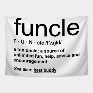 Funcle Funny Definiton Tapestry