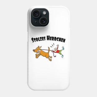 Stolzes Herrchen Hundeliebhaber Hundeschule Spaß Phone Case