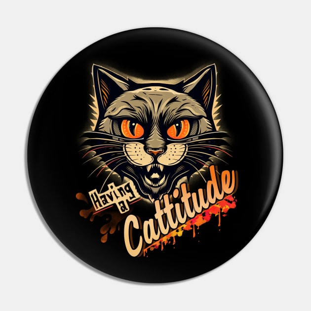 Cattitude Pin by Misthaesis