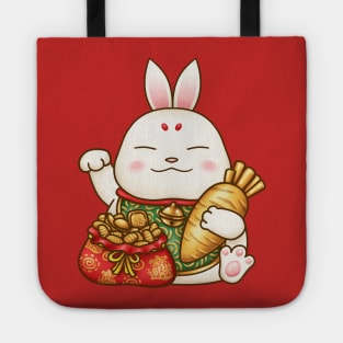 Year of the Rabbit Beckoning Rabbit Tote