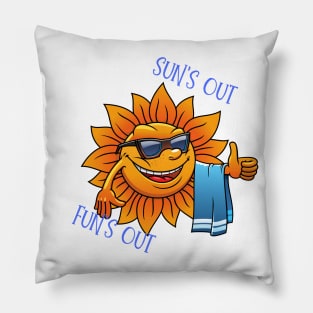 Sun's Out Fun's Out Pillow