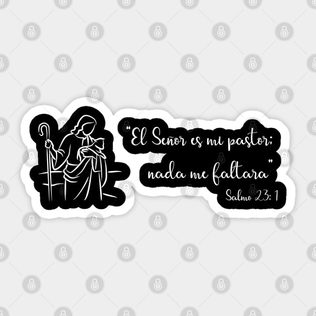 Salmo 23 - Pastor - Sticker