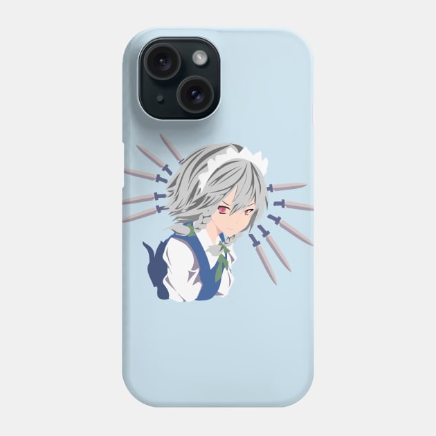 Sakuya Izayoi Phone Case by stargatedalek