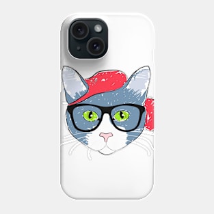 Stylish cat Phone Case