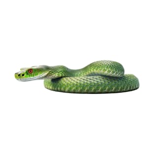 Green Tree Python Awaits T-Shirt