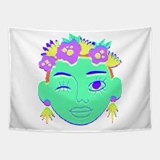 Face colorful Tapestry