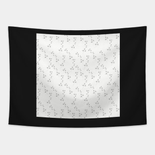 Silver Romantic Vines Tapestry