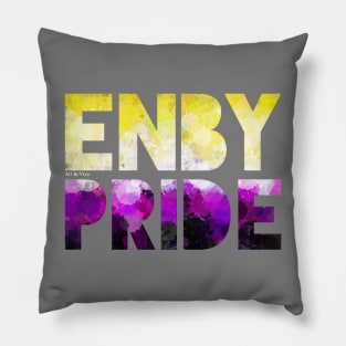 Enby Pride Pillow