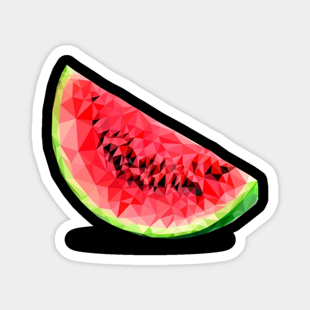 Watermelon Art Colorful Summer Fun Sun Fruit Colorful Bright Magnet by twizzler3b