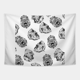 Gorilla, Big, Monster, Apes, Forest, Primates, Humans, Gift Tapestry