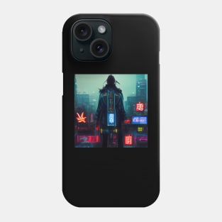 Lo-fi Novis - Cyberpunk Cityscape Skyline Phone Case