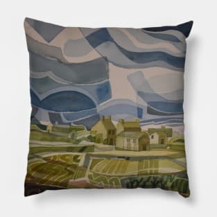 Yorkshire Moors Farmhouse Pillow