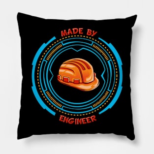 Made By Engineer Logo #2 Pillow