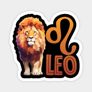 Leo the Lion Zodiac Sign Magnet