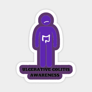 Ulcerative Colitis Silhouette Magnet