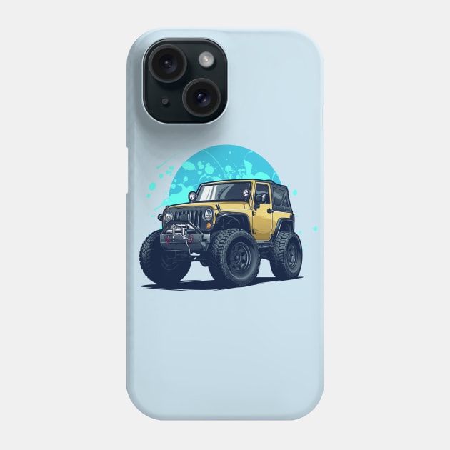 Strenght Offroad Truck Phone Case by Aiqkids Design