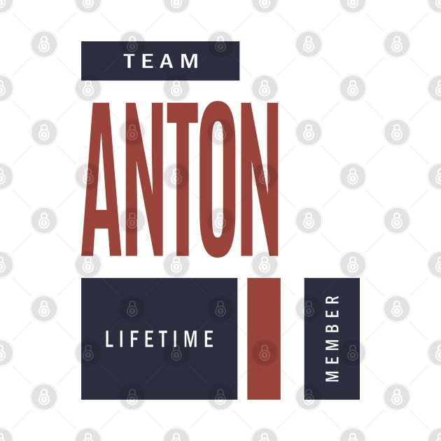 Anton Personalized Name Birthday Gift by cidolopez