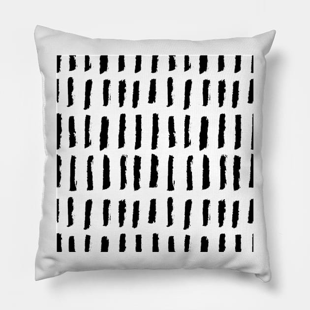 Brushstrokes Pillow by MarinaDemidova