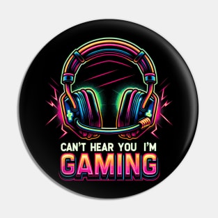 Funny Gamer for Boys Teens Video Gaming Pin