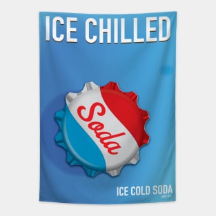 Ice Chilled ice cold Soda commercial Tapestry