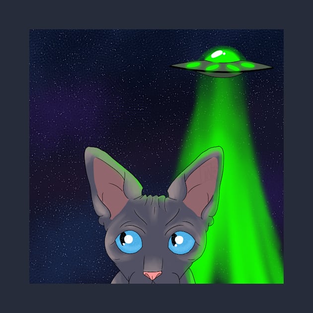 Alien Cat by MoniDW