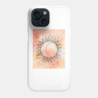  Sun moon tie dye Phone Case