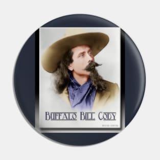 Buffalo Bill Cody in Oil Pin