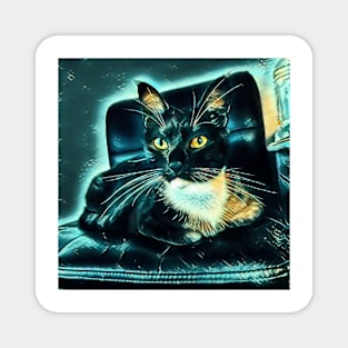 Max Cat In Portrait Magnet