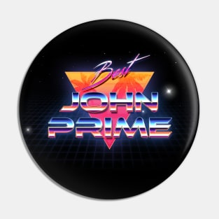 John Prime Retro Crome Art Pin