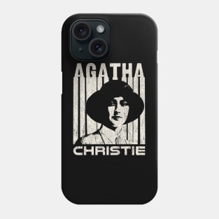 Agatha Christie // Retro Style Design Phone Case