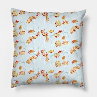 Abstract Floral Pattern Pillow