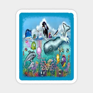 Aquatic Fantasy Magnet