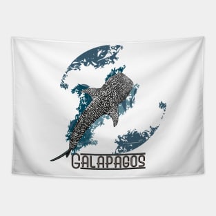 Galapagos Whale Shark Tapestry