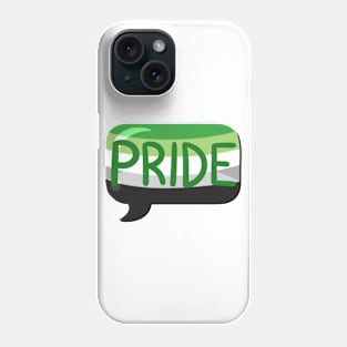 LGBTQ+ Pride Flag Bubble - Aromantic Phone Case