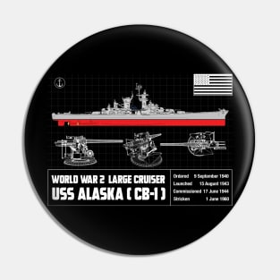 USS ALASKA DIAGRAM Pin