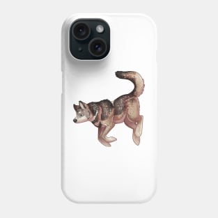 Cozy Gray Wolf Phone Case