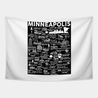 Minneapolis Map Tapestry