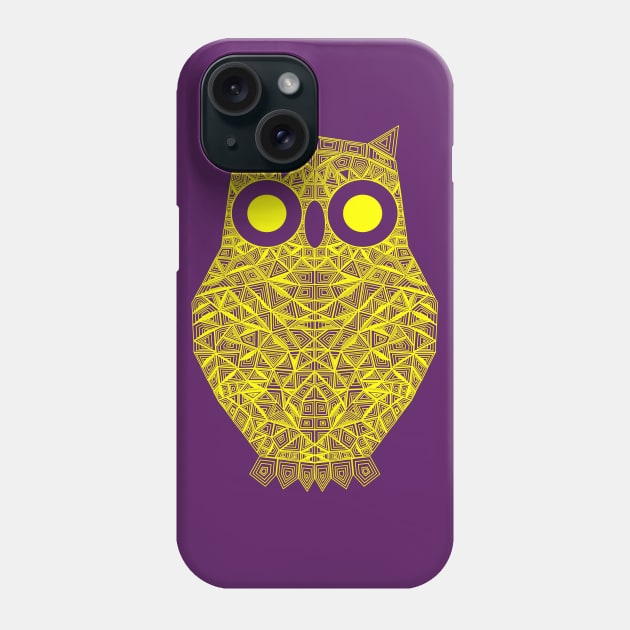 Geometric Owl 5 Phone Case by Shrenk