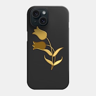 Golden tulips Phone Case