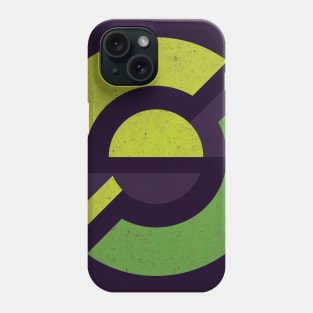 Geometric minimal sport superhero green Phone Case