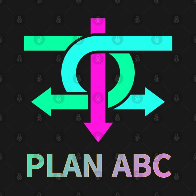 plan ABC,fluorescent color,arrow by zzzozzo