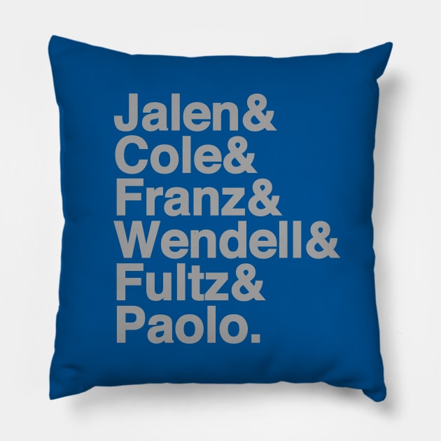 Orlando Basketball Pillow by huckblade